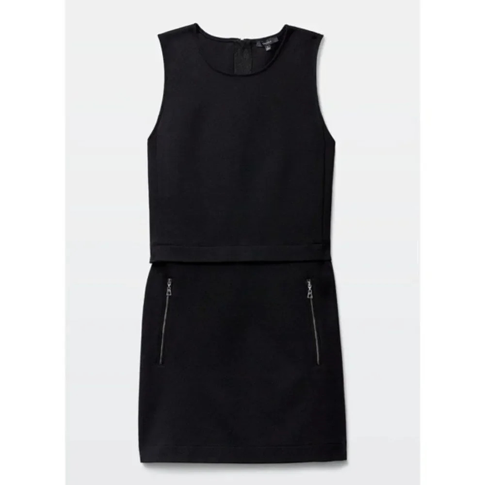 ARITZIA Talula Verona Dress Black Shift XS A Line Sleeveless